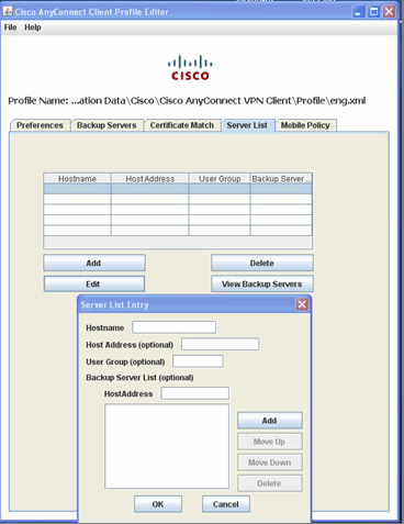 download cisco anyconnect profile editor